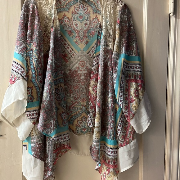 Dress Barn Multicolor Paisley Blouse - Picture 3 of 10